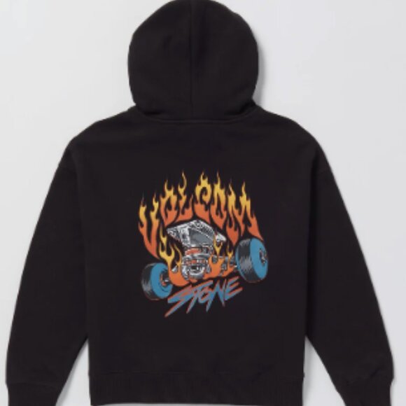 TRUX HOODIE - BLACK - (KIDS) - Picture 2 of 3